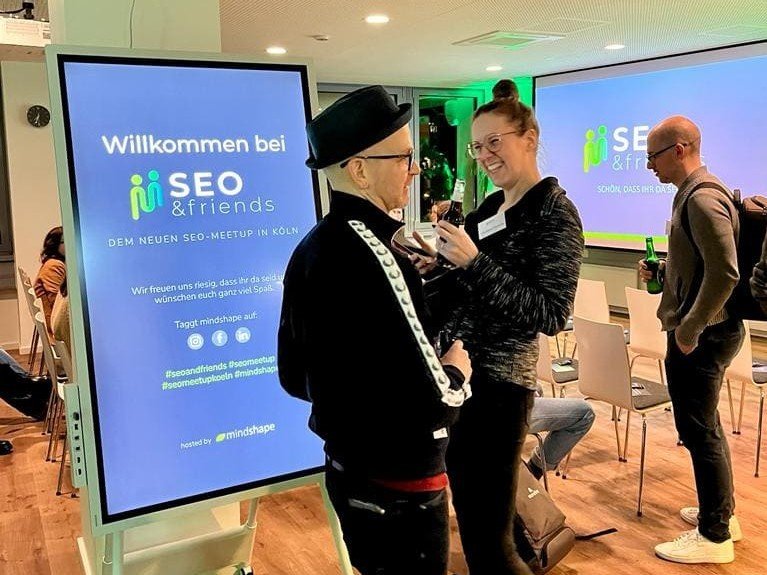 SEO&friends Besucher:innen im Austausch