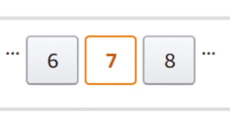 Screenshot Basic Paginierung bei Amazon