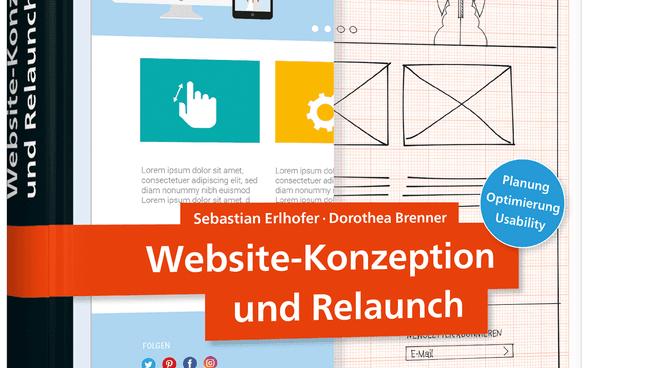 Cover des Handbuchs "Website-Konzeption und Relaunch"