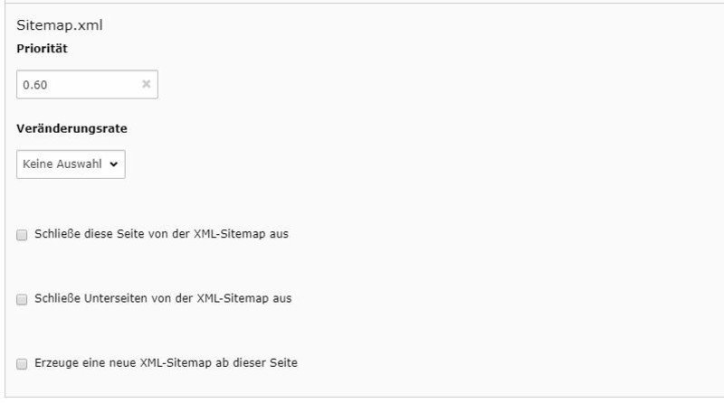XML-Sitemap-Handling für TYPO3 SEO