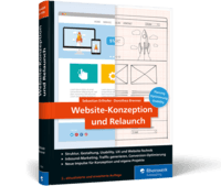 Buch-Cover des Handbuchs "Website-Konzeption und Relaunch"