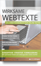 Cover E-Book "Wirksame Webtexte"