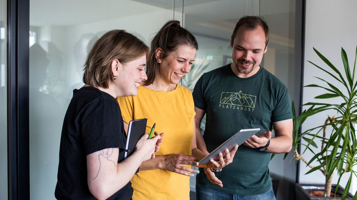 Das mindshape Team bei der Arbeit Wir beraten unsere WordPress-Kunden
