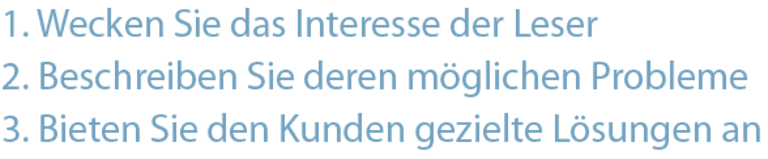Die Schritte von Storytelling Marketing