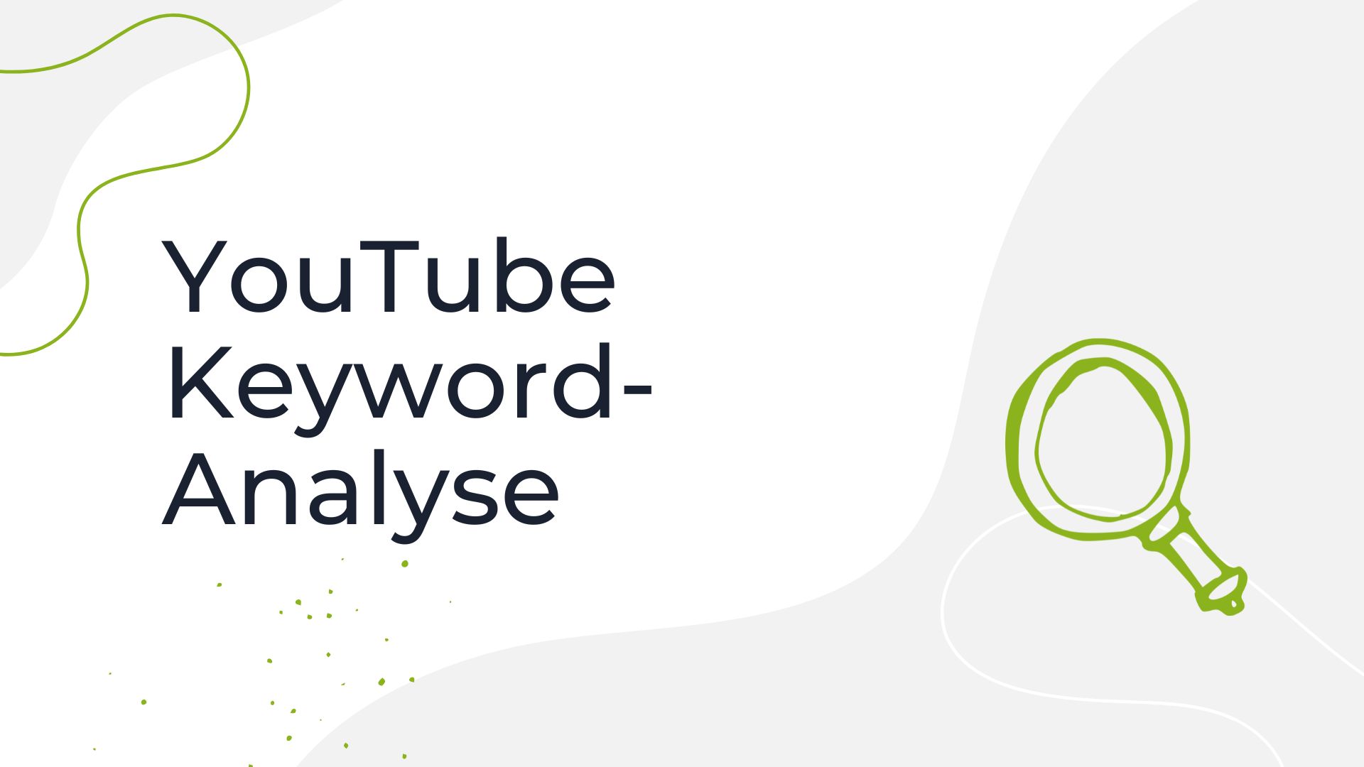 YouTube Keyword Analyse