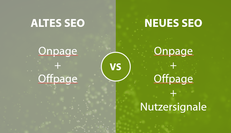 Grafik: altes SEO vs. neues SEO