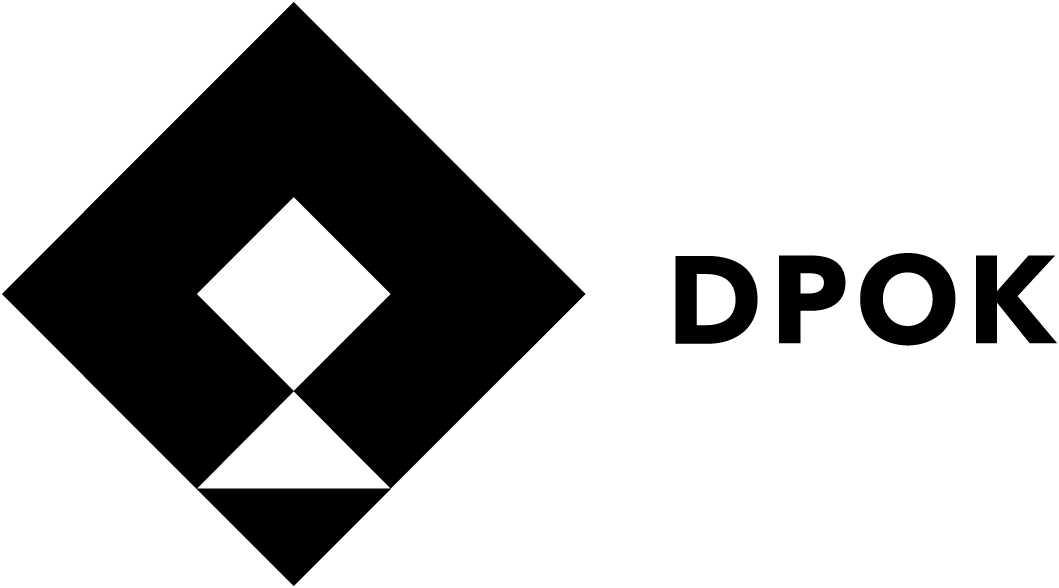 Das DPOK-Logo in schwarz